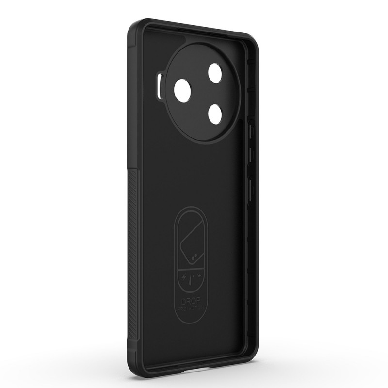 Bal-z Tecno Camon 30 Pro 5G Kılıf Esnek TPU Oyuklu Arka Yüzey Tasarımlı Zore Etnik Silikon Kapak