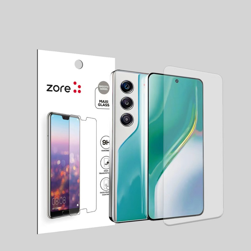 Bal-z Tecno Camon 40 4G  Maxi Glass Temperli Cam Ekran Koruyucu