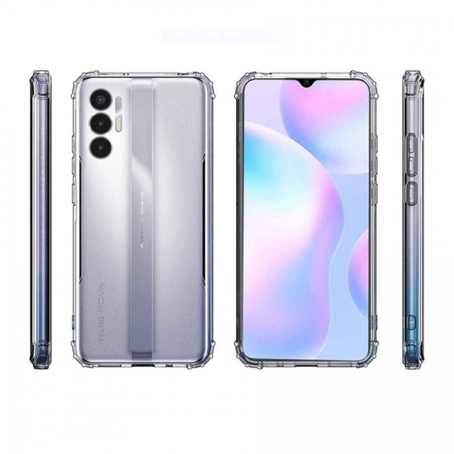 Tecno Pova 3 Kılıf Zore 2mm Anti Shock Silikon Tecno Pova 3 Kılıf Zore 2mm Anti Shock Silikon