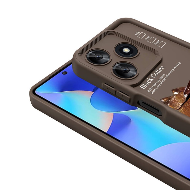 Bal-z Tecno Spark 10 4G Kılıf Kamera Korumalı Baskılı Arka Yüzey  Klas Kapak