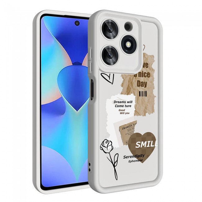 Tecno Spark 10 Pro 4G Kılıf Kamera Korumalı Baskılı Arka Yüzey Zore Klas Kapak Tecno Spark 10 Pro 4G Kılıf Kamera Korumalı Baskılı Arka Yüzey Zore Klas Kapak