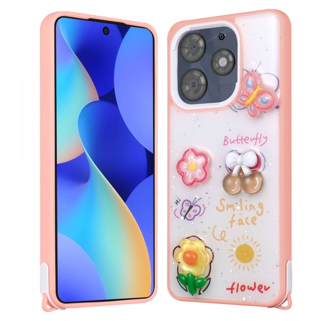 Tecno Spark 10 Pro Kılıf Parlayan Simli Kabartma Figürlü Zore Cevze Kapak Tecno Spark 10 Pro Kılıf Parlayan Simli Kabartma Figürlü Zore Cevze Kapak