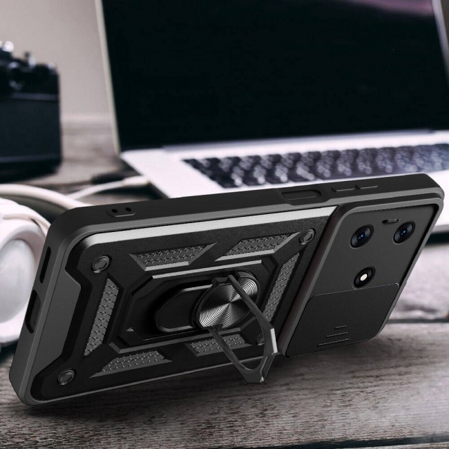 Tecno Spark 10C Kılıf Magnetik Standlı Kamera Korumalı Zore Sürgülü Vega Kapak Tecno Spark 10C Kılıf Magnetik Standlı Kamera Korumalı Zore Sürgülü Vega Kapak