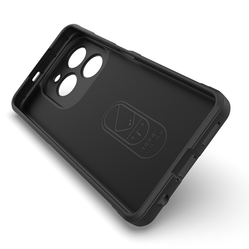 Bal-z Tecno Spark 20 Pro 4G Kılıf Esnek TPU Oyuklu Arka Yüzey Tasarımlı  Etnik Silikon Kapak