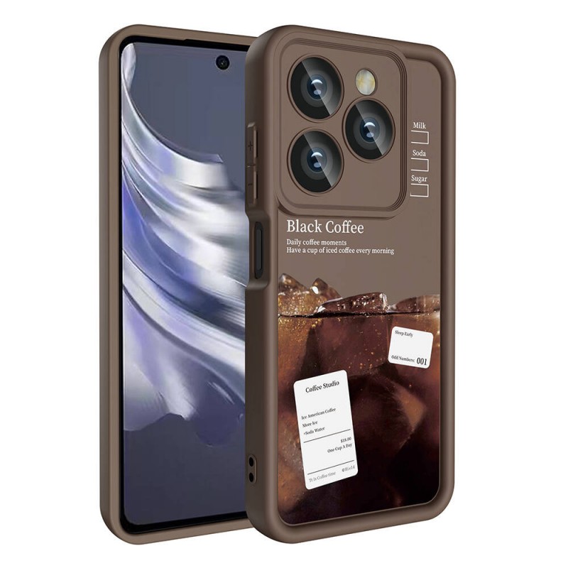 Bal-z Tecno Spark 20 Pro 5G Kılıf Kamera Korumalı Baskılı Arka Yüzey  Klas Kapak