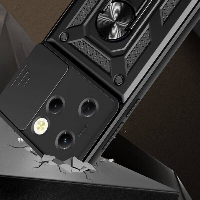 Tecno Spark 20 Pro Kılıf Magnetik Standlı Kamera Korumalı Zore Sürgülü Vega Kapak Tecno Spark 20 Pro Kılıf Magnetik Standlı Kamera Korumalı Zore Sürgülü Vega Kapak