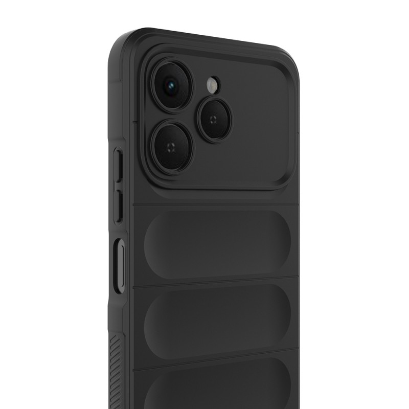 Bal-z Tecno Spark 40 Kılıf Esnek TPU Oyuklu Arka Yüzey Tasarımlı  Etnik Silikon Kapak