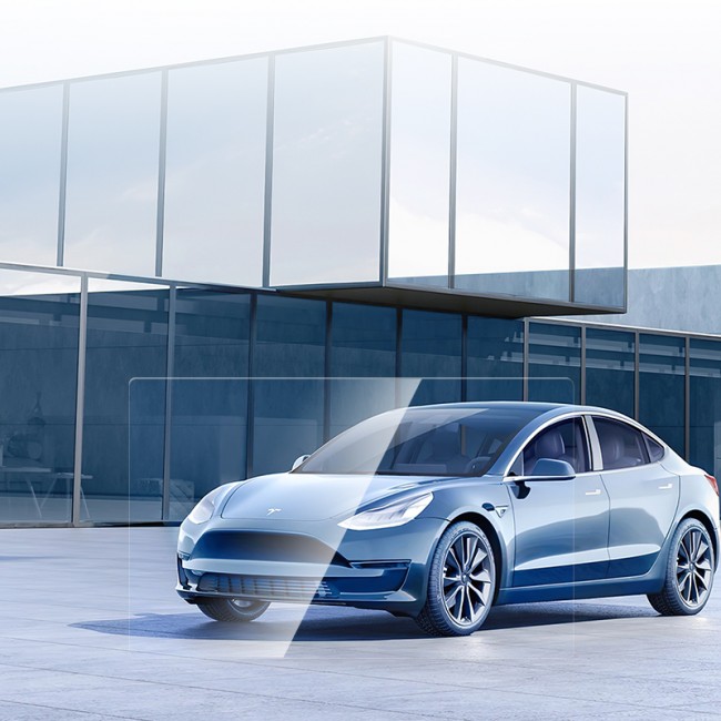 Tesla Model 3 CaseWorld Araç Multimedya Uygulama Aparatlı Ekran Koruyucu Tesla Model 3 CaseWorld Araç Multimedya Uygulama Aparatlı Ekran Koruyucu