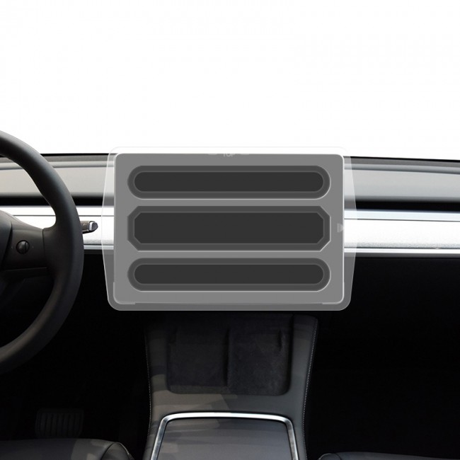 Tesla Model 3 CaseWorld Araç Multimedya Uygulama Aparatlı Ekran Koruyucu Tesla Model 3 CaseWorld Araç Multimedya Uygulama Aparatlı Ekran Koruyucu