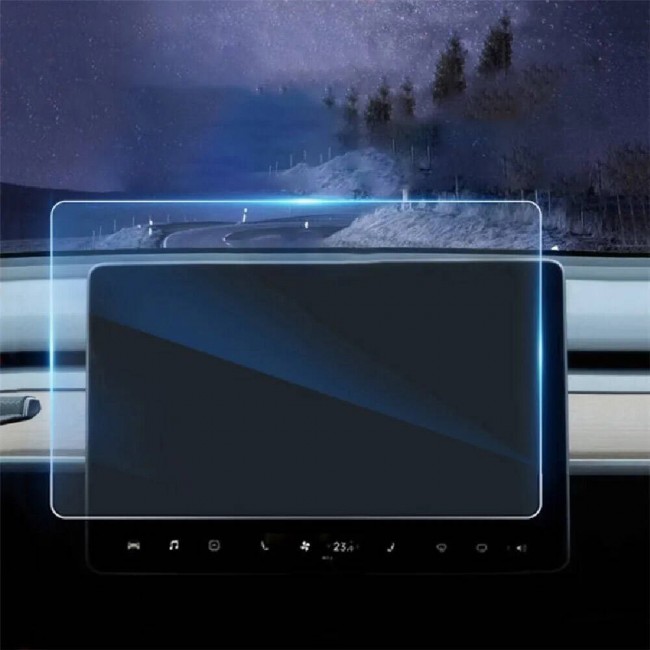 Tesla Model Y Zore Araç Multimedya Temperli Cam Ekran Koruyucu Tesla Model Y Zore Araç Multimedya Temperli Cam Ekran Koruyucu