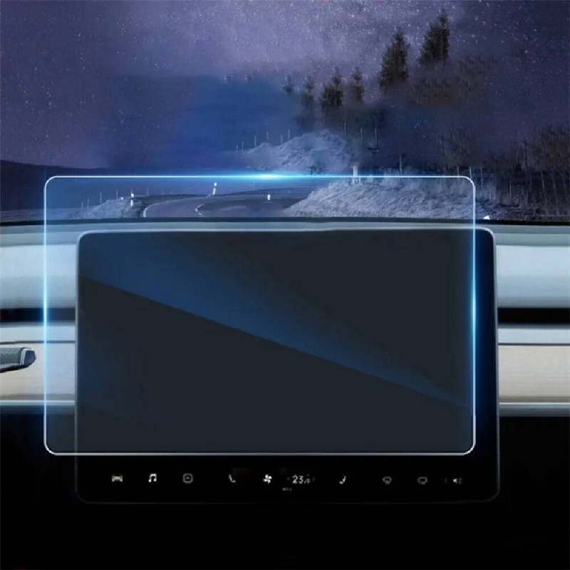 Bal-z Tesla Model Y  Araç Multimedya Temperli Cam Ekran Koruyucu