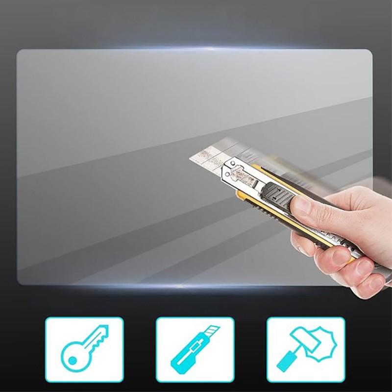 Bal-z Tesla Yeni Model Y 2in1 Araç Multimedya Ekran Koruyucu Uygulama Aparatlı  Premium Mat Temperli Cam Ekran Koruyucu