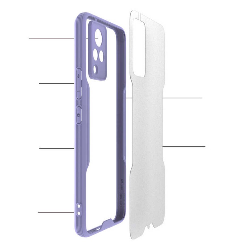 Bal-z Vivo V21 Kılıf  Parfe Kapak