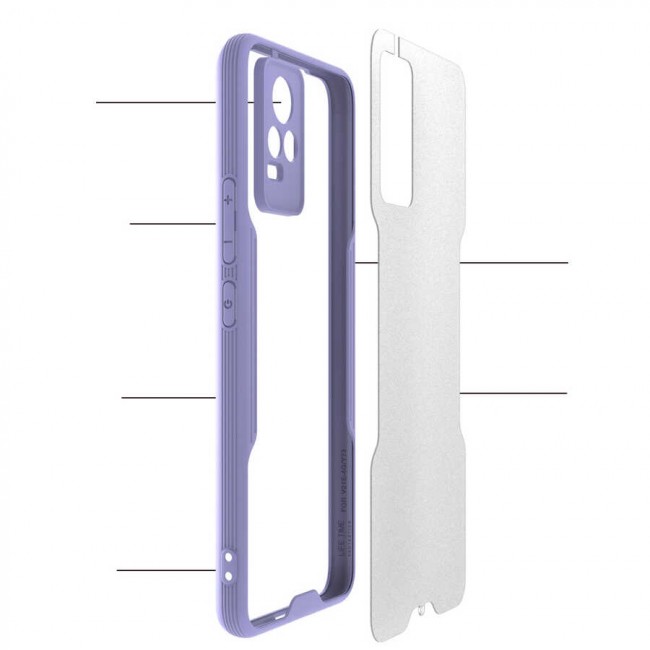 Vivo V21E Kılıf Zore Parfe Kapak Vivo V21E Kılıf Zore Parfe Kapak