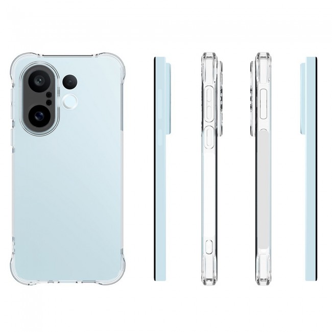 Vivo X200 FE Zore 2mm Anti Shock Silikon Vivo X200 FE Zore 2mm Anti Shock Silikon