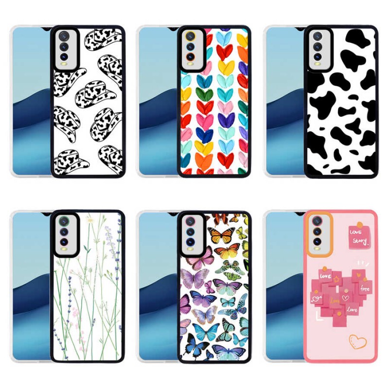 Bal-z Vivo Y11S Kılıf  M-Fit Desenli Kapak