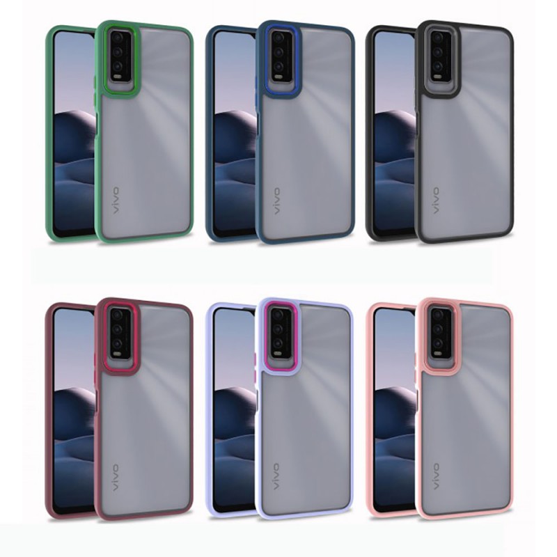 Bal-z Vivo Y20 Kılıf  Flora Kapak