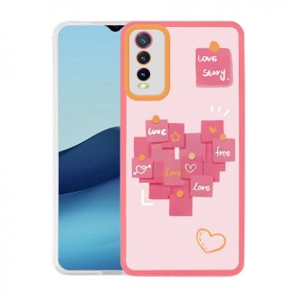 Vivo Y20 Kılıf Zore M-Fit Desenli Kapak Vivo Y20 Kılıf Zore M-Fit Desenli Kapak