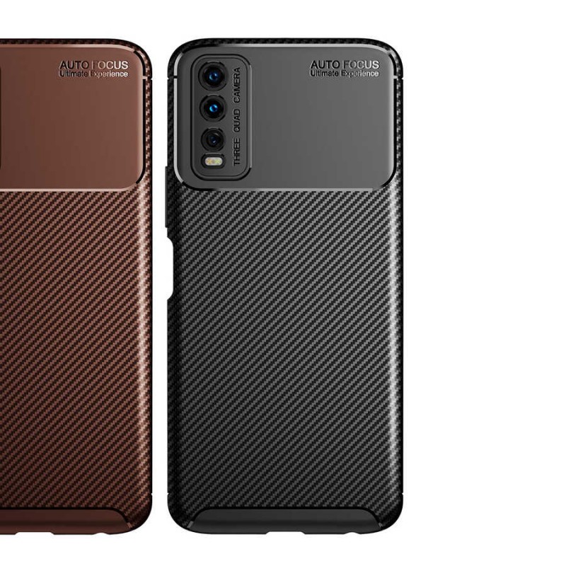 Bal-z Vivo Y20 Kılıf  Negro Silikon Kapak