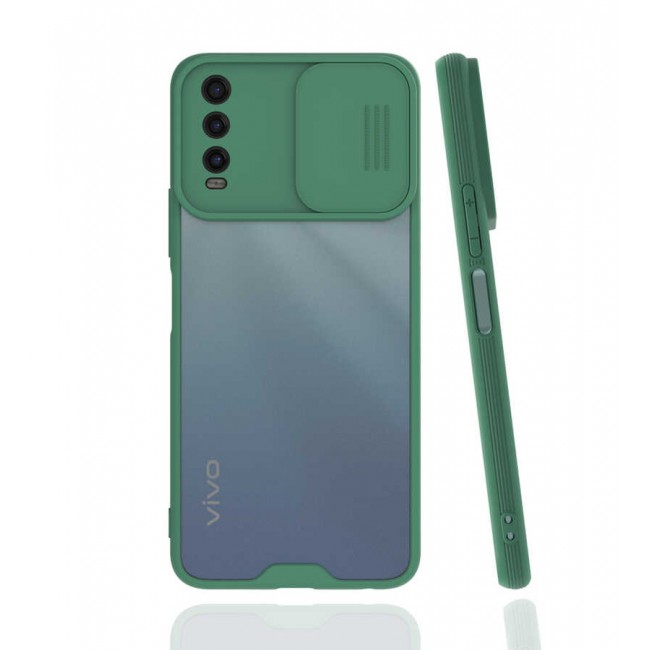 Vivo Y20S Kılıf Zore Lensi Kapak Vivo Y20S Kılıf Zore Lensi Kapak