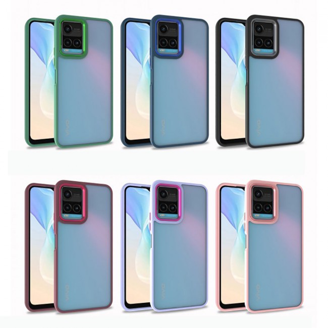 Vivo Y21S Kılıf Zore Flora Kapak Vivo Y21S Kılıf Zore Flora Kapak