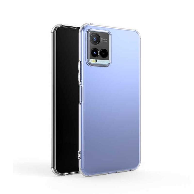 Bal-z Vivo Y21S Kılıf  Kamera Korumalı Süper Silikon Kapak