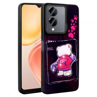 Vivo Y36 5G Kılıf Parlayan Kabartmalı İkonik Figürlü Zore Amas Silikon Kapak Vivo Y36 5G Kılıf Parlayan Kabartmalı İkonik Figürlü Zore Amas Silikon Kapak