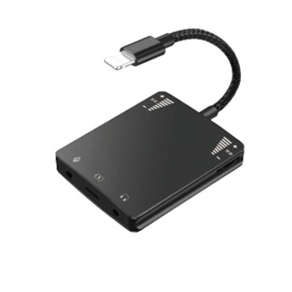 Wiwu 3 in 1 Live Broadcast Lightning Ses Adaptörü Wiwu 3 in 1 Live Broadcast Lightning Ses Adaptörü