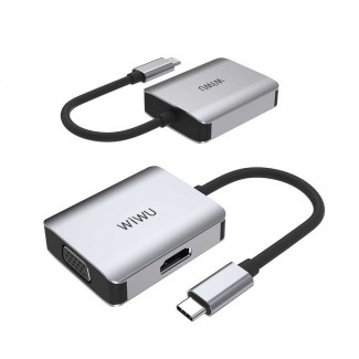 Wiwu Alpha A20VH 2 in 1 Type-C Hub Wiwu Alpha A20VH 2 in 1 Type-C Hub