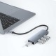 Wiwu Alpha A541BC 5 in 1 Type-C Hub 60W Pd Şarj Destekli Usb Çoğaltıcı Wiwu Alpha A541BC 5 in 1 Type-C Hub 60W Pd Şarj Destekli Usb Çoğaltıcı