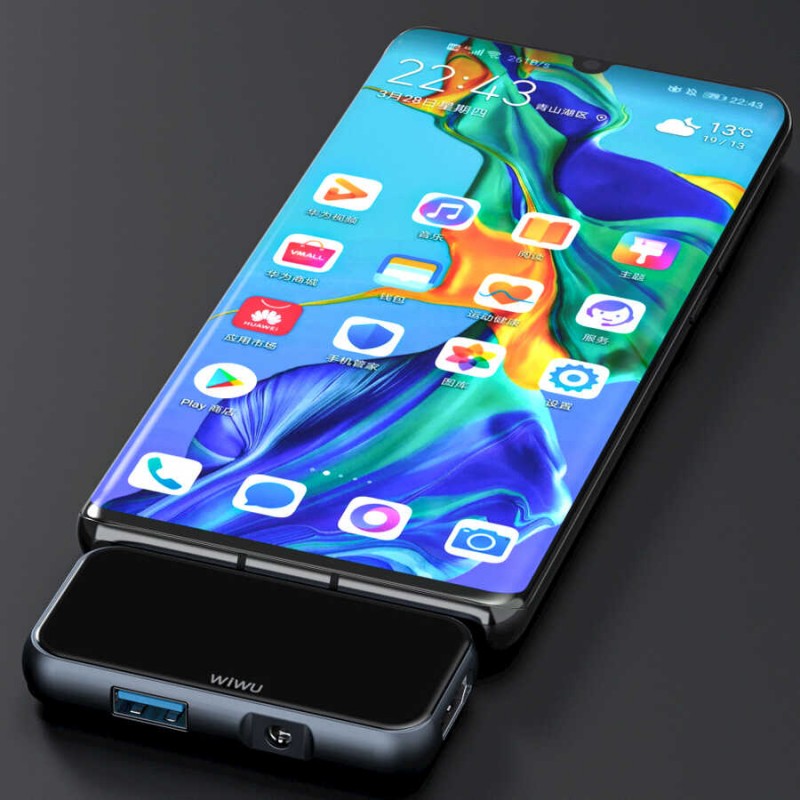 Bal-z Wiwu Alpha T5 Pro 4 in 1 Type-C Hub