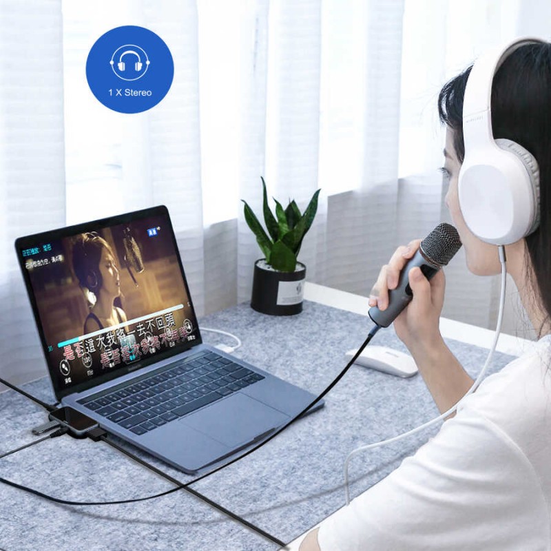 Bal-z Wiwu Alpha T5 Pro 4 in 1 Type-C Hub