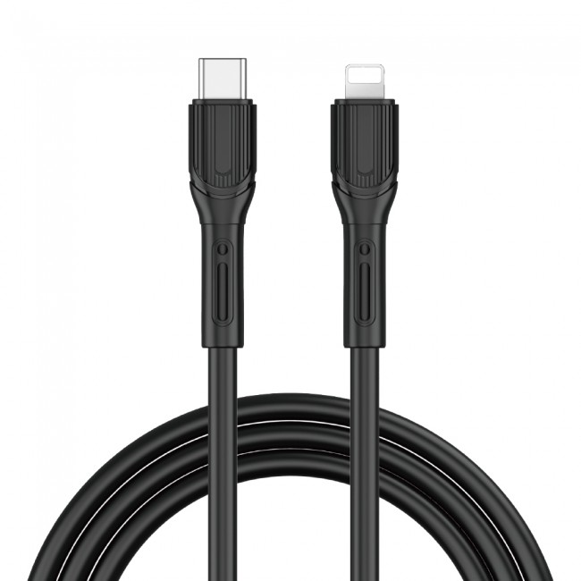 Wiwu Armor Wİ-C005 Kablo Ucu Korumalı Tasarım 20W Hızlı Şarj Özellikli Type-C to Lightning PD Kablo 1M Wiwu Armor Wİ-C005 Kablo Ucu Korumalı Tasarım 20W Hızlı Şarj Özellikli Type-C to Lightning PD Kablo 1M