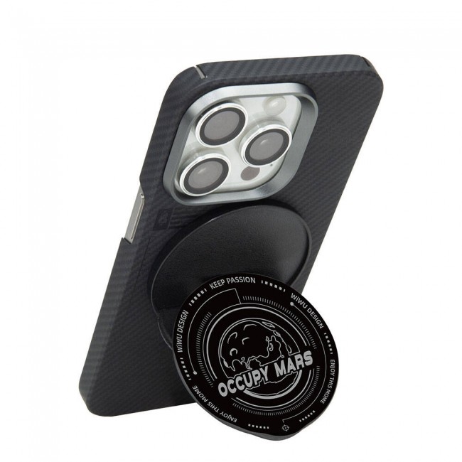 Wiwu B1 Magnetik Özellikli Occupy Mars Tasarımlı Parmak Ring Stand Wiwu B1 Magnetik Özellikli Occupy Mars Tasarımlı Parmak Ring Stand