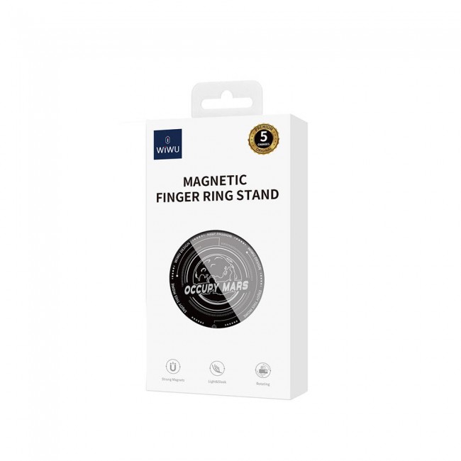 Wiwu B1 Magnetik Özellikli Occupy Mars Tasarımlı Parmak Ring Stand Wiwu B1 Magnetik Özellikli Occupy Mars Tasarımlı Parmak Ring Stand