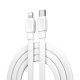 Wiwu Bravo Wİ-C004 Yassı Tasarım 20W Hızlı Şarj Özellikli Type-C to Lightning PD Kablo 1M Wiwu Bravo Wİ-C004 Yassı Tasarım 20W Hızlı Şarj Özellikli Type-C to Lightning PD Kablo 1M