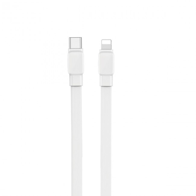 Wiwu Bravo Wİ-C004 Yassı Tasarım 20W Hızlı Şarj Özellikli Type-C to Lightning PD Kablo 1M Wiwu Bravo Wİ-C004 Yassı Tasarım 20W Hızlı Şarj Özellikli Type-C to Lightning PD Kablo 1M