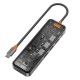 Wiwu CB007 Cyber 7 in 1 Type-C Hub 100W Şarj Destekli Şeffaf Görünümlü SD Kart-Hdmi-Usb Çoğaltıcı Wiwu CB007 Cyber 7 in 1 Type-C Hub 100W Şarj Destekli Şeffaf Görünümlü SD Kart-Hdmi-Usb Çoğaltıcı