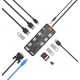 Wiwu CB012 Cyber 12 in 1 Type-C Hub 100W Şarj Destekli Şeffaf Görünümlü SD Kart-RJ45-Hdmi-VGA-Usb Çoğaltıcı Wiwu CB012 Cyber 12 in 1 Type-C Hub 100W Şarj Destekli Şeffaf Görünümlü SD Kart-RJ45-Hdmi-VGA-Usb Çoğaltıcı