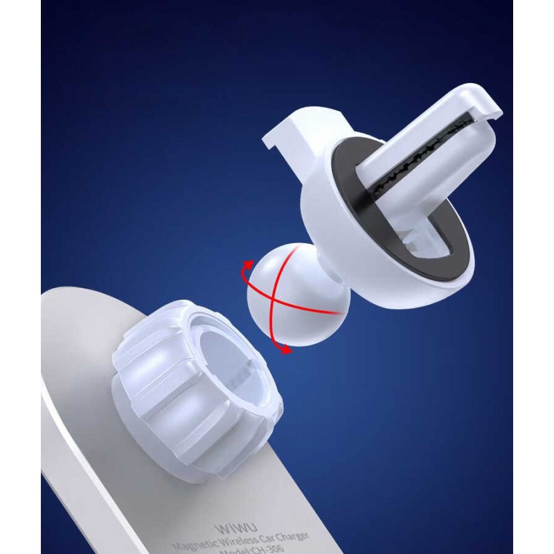 Bal-z Wiwu CH-306 Magnetic Wireless Charging Car Mount Araç Telefon Tutucu