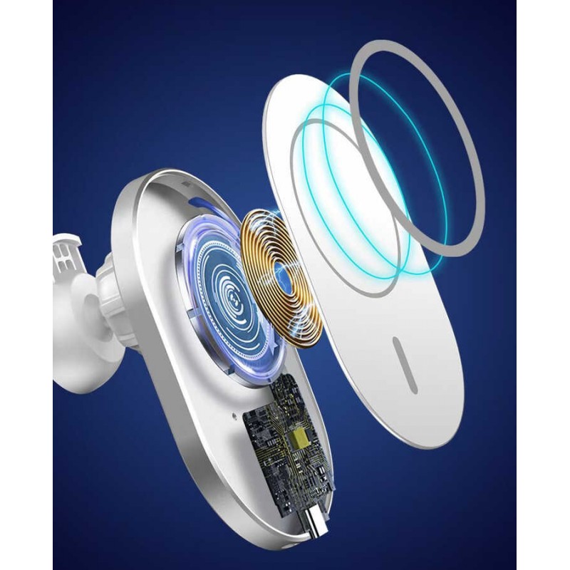 Bal-z Wiwu CH-306 Magnetic Wireless Charging Car Mount Araç Telefon Tutucu