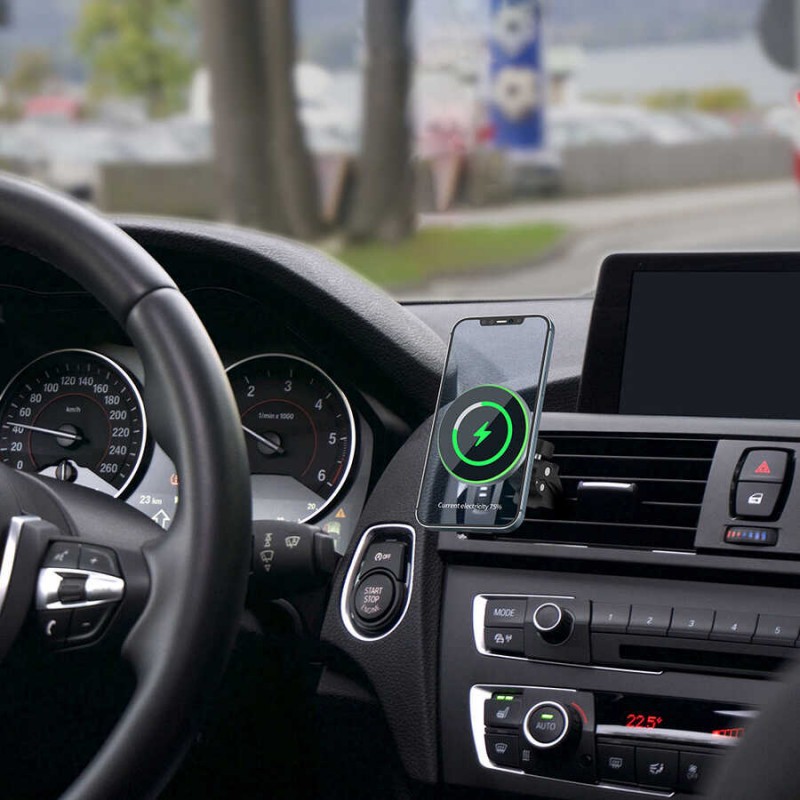 Bal-z Wiwu CH-308 Magnetic Wireless Charging Car Mount Araç Telefon Tutucu