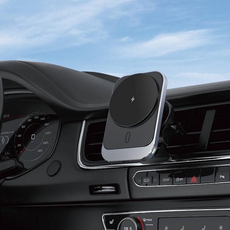 Bal-z Wiwu CH-314 Manyetik Kablosuz Şarj Özellikli Araç Telefon Tutucu Havalandırma Tasarım