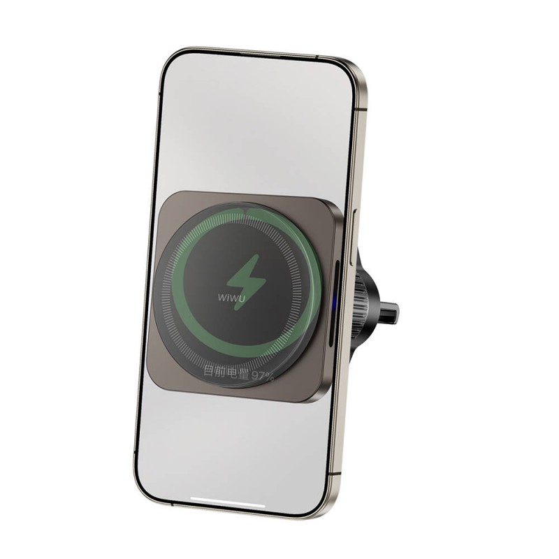 Bal-z Wiwu CH-318 Magneto Serisi M-safe Şarj Özellikli Havalandırma Tasarım Araç Telefon Tutucu