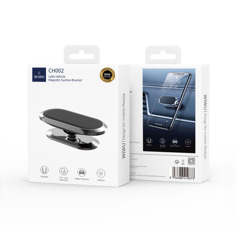 Bal-z Wiwu CH002 360 Derece Dönebilen Magnetik Düz Zemin Versiyon Araç Telefon Tutucu