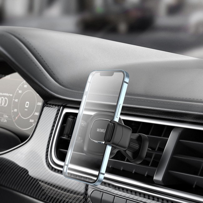 Wiwu CH009 Otomatik Mekanizmalı Havalandırma Tasarım Araç Telefon Tutucu Wiwu CH009 Otomatik Mekanizmalı Havalandırma Tasarım Araç Telefon Tutucu