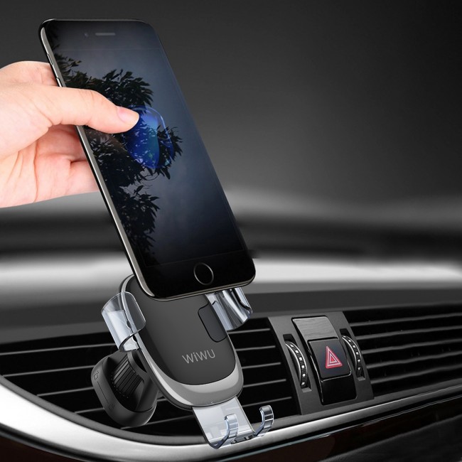 Wiwu CH010 Telefon Ağırlığı İle Çalışan Havalandırma Tasarım Araç Telefon Tutucu Wiwu CH010 Telefon Ağırlığı İle Çalışan Havalandırma Tasarım Araç Telefon Tutucu