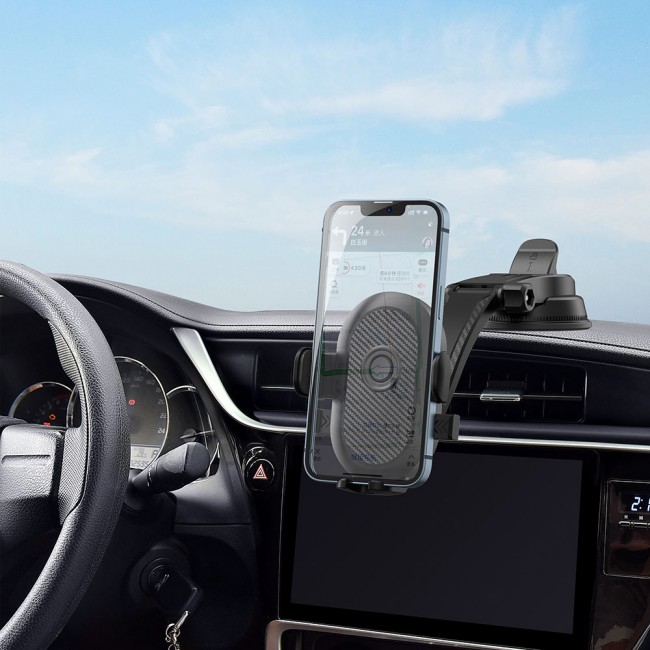 Wiwu CH014 Otomatik Mekanizmalı Vantuzlu Tasarım Araç Telefon Tutucu Wiwu CH014 Otomatik Mekanizmalı Vantuzlu Tasarım Araç Telefon Tutucu