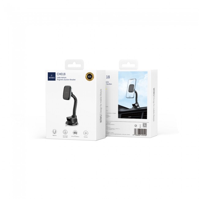 Wiwu CH018 Magnetik Esnek Spiralli Vantuzlu Tasarım Araç Telefon Tutucu Wiwu CH018 Magnetik Esnek Spiralli Vantuzlu Tasarım Araç Telefon Tutucu