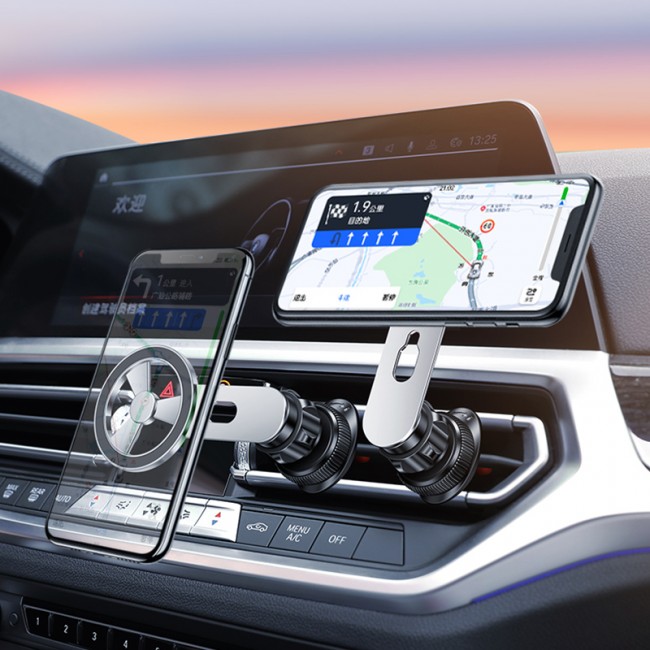 Wiwu CH026 360 Derece Dönebilen Havalandırma Tasarım Araç Telefon Tutucu Wiwu CH026 360 Derece Dönebilen Havalandırma Tasarım Araç Telefon Tutucu